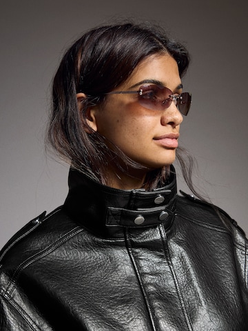 Bershka Between-season jacket in Black