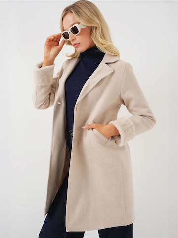 Bigdart - Sobretudo meia-estação em bege