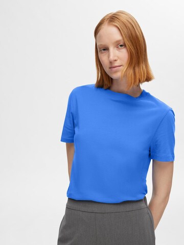 SELECTED Shirt 'SLFMYESSENTIAL' in Blue