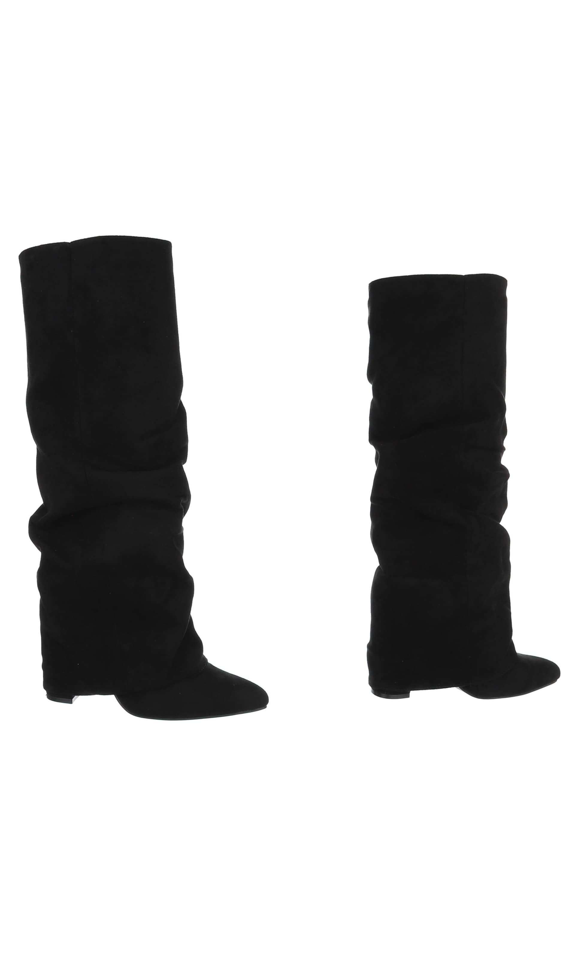 Ital-Design Stiefel in Schwarz