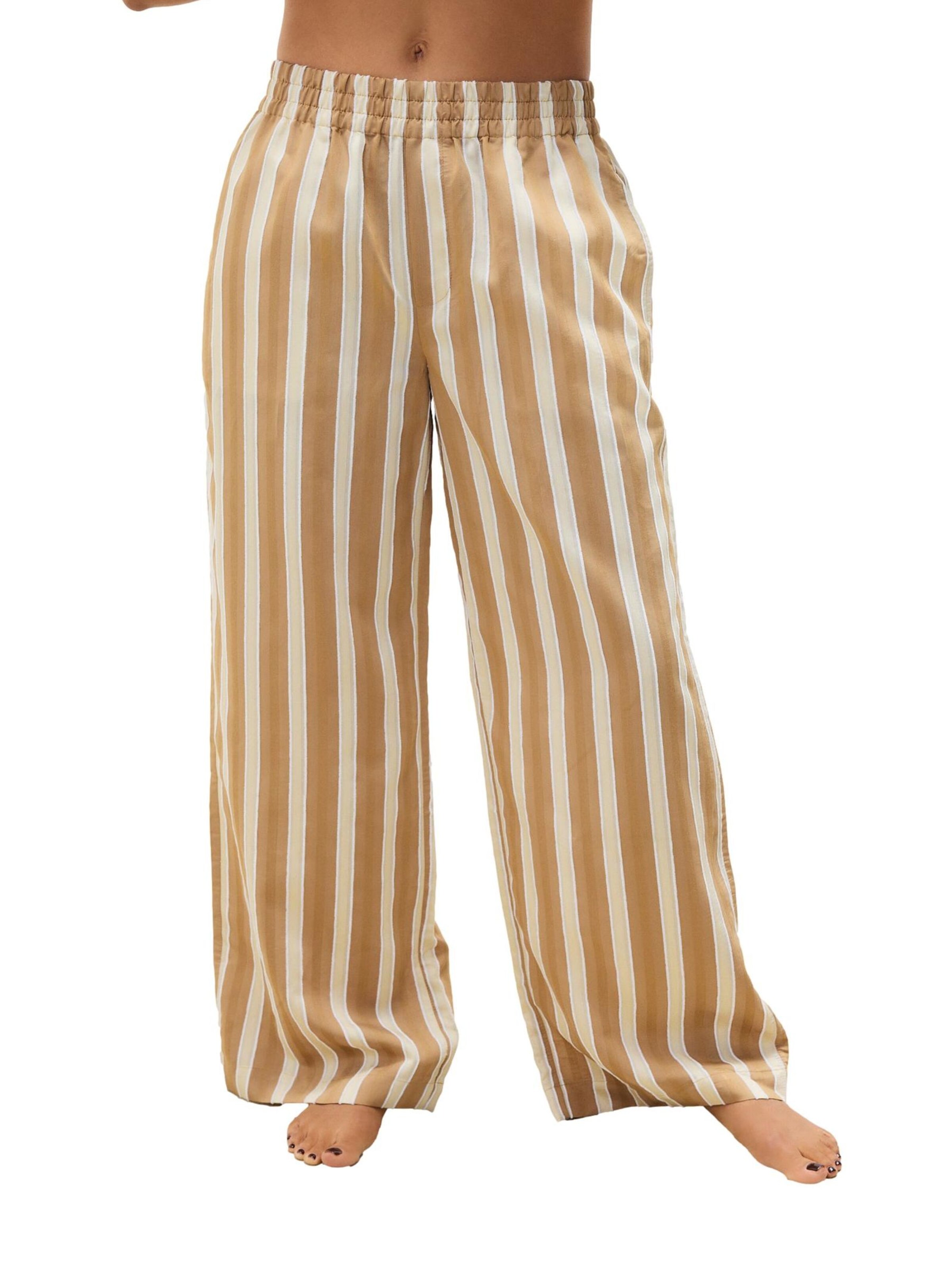 Next Wide Leg Hose in Braun: Vorderseite