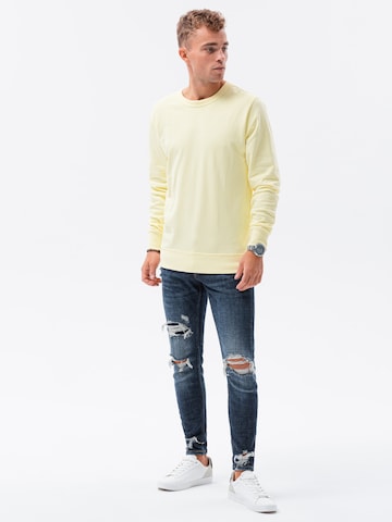 Ombre Sweatshirt 'B1146' in Yellow