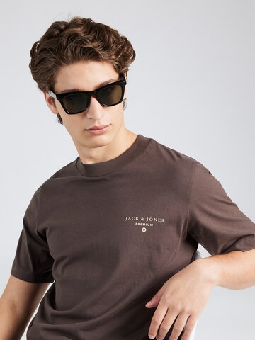 JACK & JONES Shirt 'MASON' in Brown