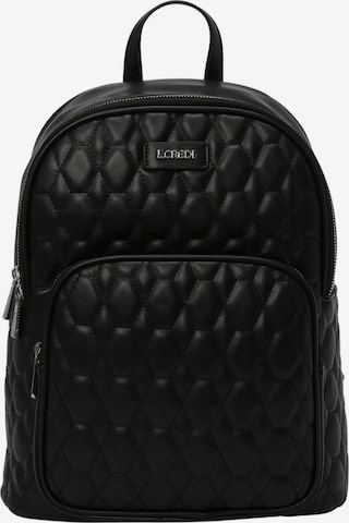 L.CREDI Backpack 'Latona' in Black: front