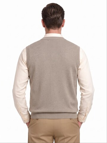 ALLTHEMEN Pullover 'Gitterlicht'‌‌ in Beige
