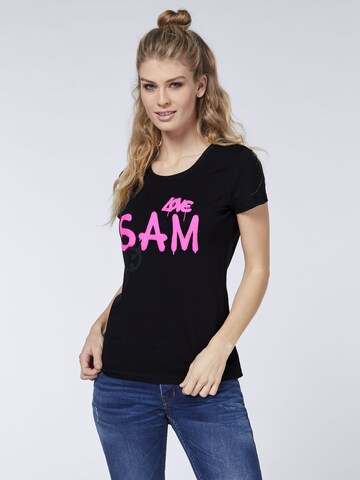 UNCLE SAM Shirt in Black: front