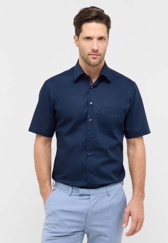 ETERNA Regular fit Zakelijk overhemd in Blauw: voorkant