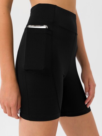 MOROTAI Skinny Sporthose 'KANSEI CHROME' in Schwarz