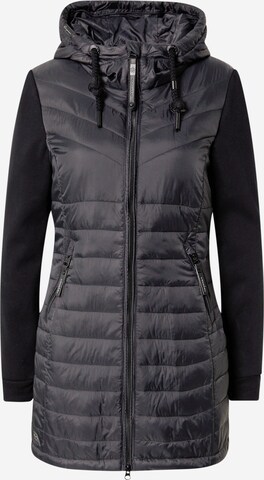 Ragwear Winter Coat 'Lucinda' in Black: front