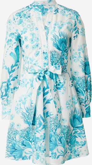 Riani Robe-chemise en aqua / bleu clair / blanc cassé, Vue avec produit