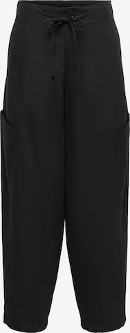 JDY Barrel Cargo trousers 'JDYGeo' in Black: front