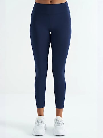 Skinny Leggings 'Gamaschen' di Tommy Life in blu