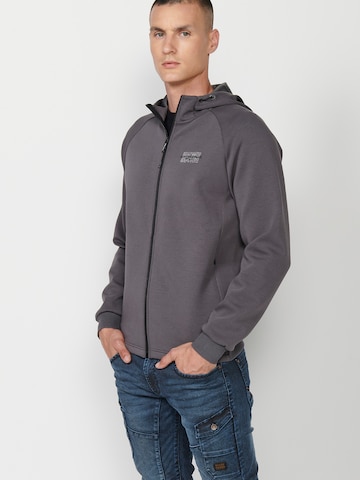 KOROSHI Sweatjacke in Grau