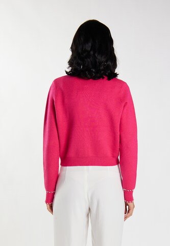 faina Knit cardigan in Pink