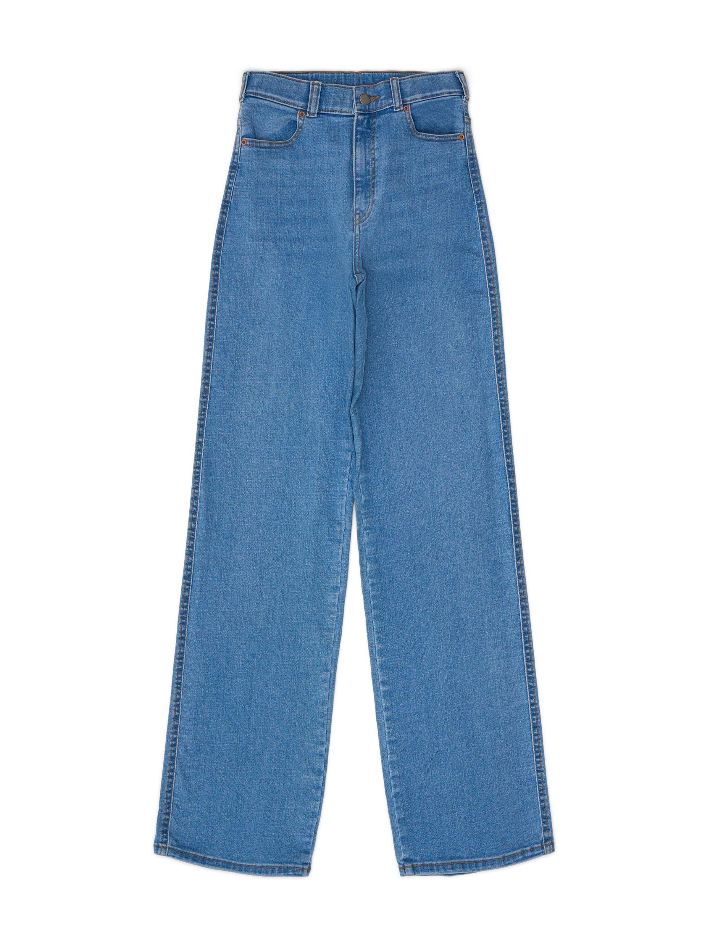 Dr. Denim Jeans 'Moxy High Straight Jeans' in Blue: front