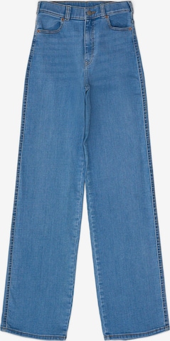 Dr. Denim Jeans 'Moxy High Straight Jeans' in Blauw: voorkant