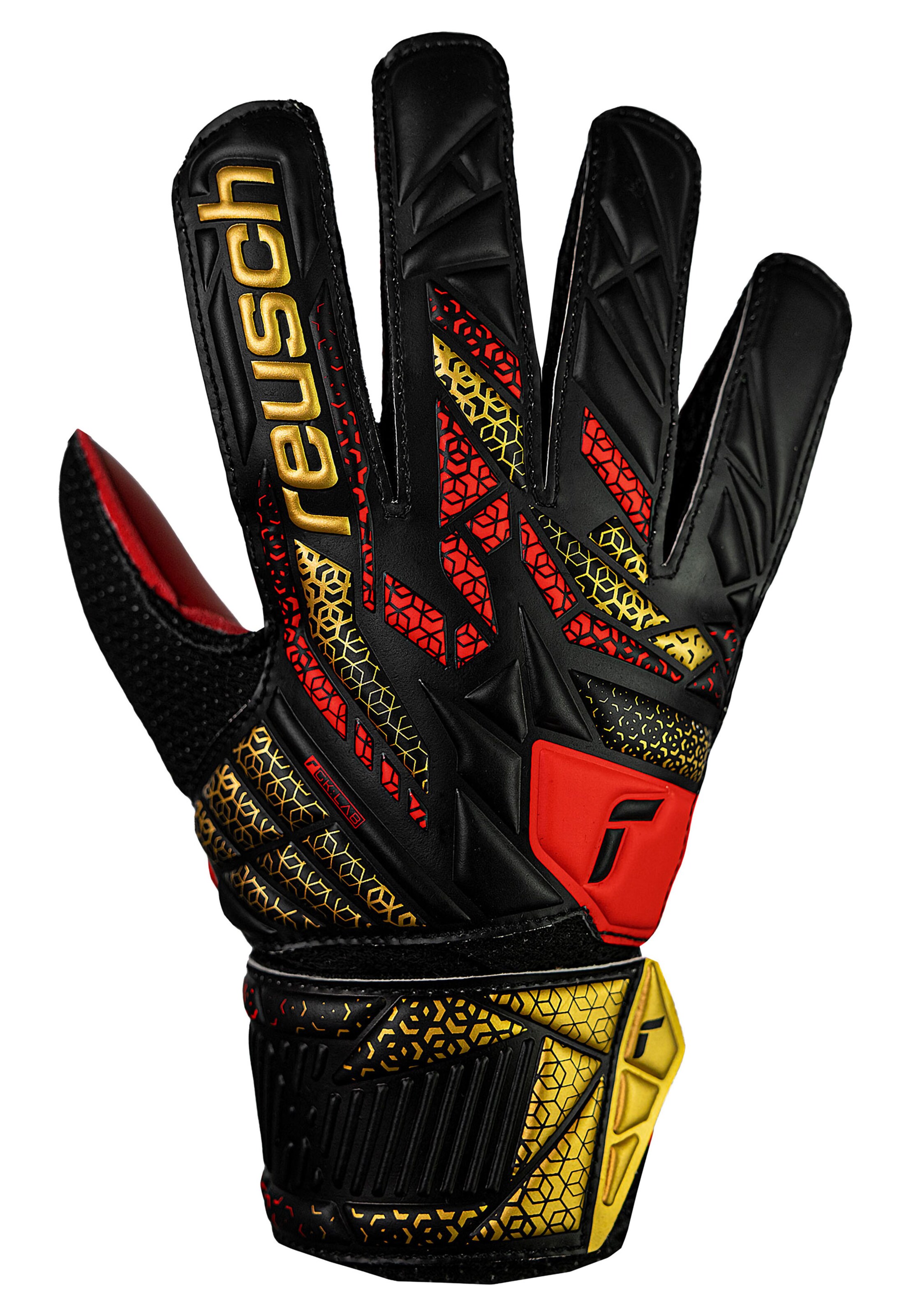 REUSCH Sports gloves 'Attrakt Solid Junior' in Gold