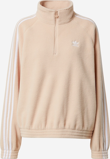 ADIDAS ORIGINALS Sweatshirt i nude / hvid, Produktvisning