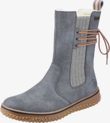 Bottines Rieker en bleu : devant