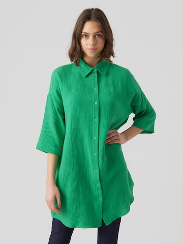 VERO MODA Bluza 'Natali' | zelena barva: sprednja stran