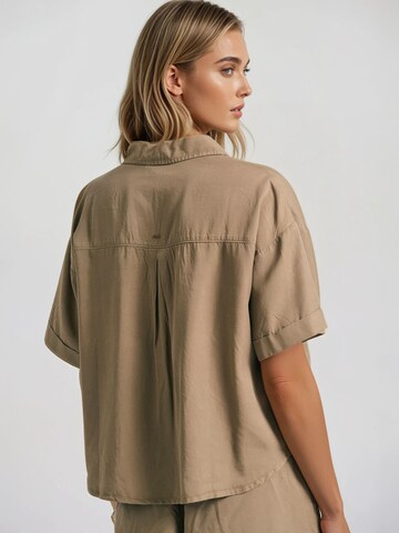 Camicia da donna di Funky Buddha in verde