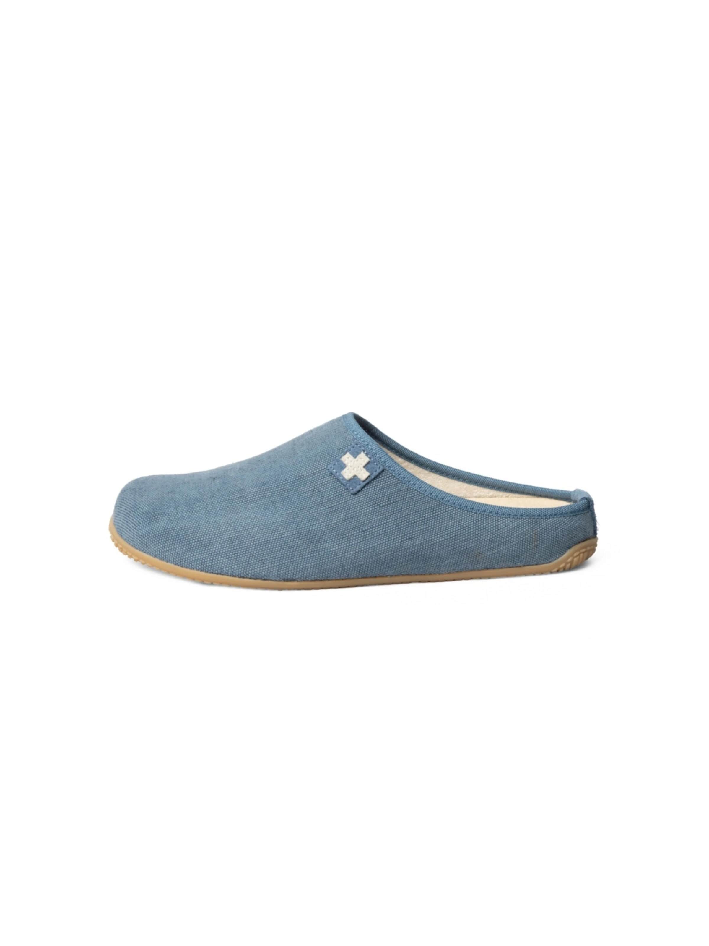 Living Kitzbühel Hausschuh 'Gipfelkreuz Gipfelkreuz'‌‌‌‌‌‌‌‌‌ in Blau: Vorderseite