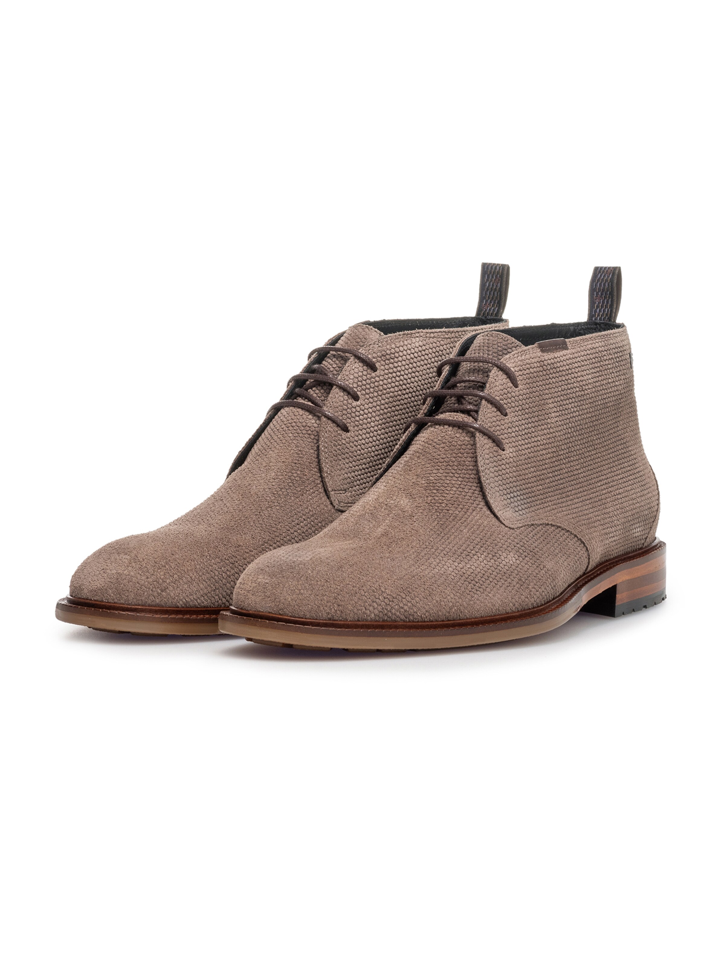 Bottines à lacets 'De Normer 01' Floris van Bommel en marron