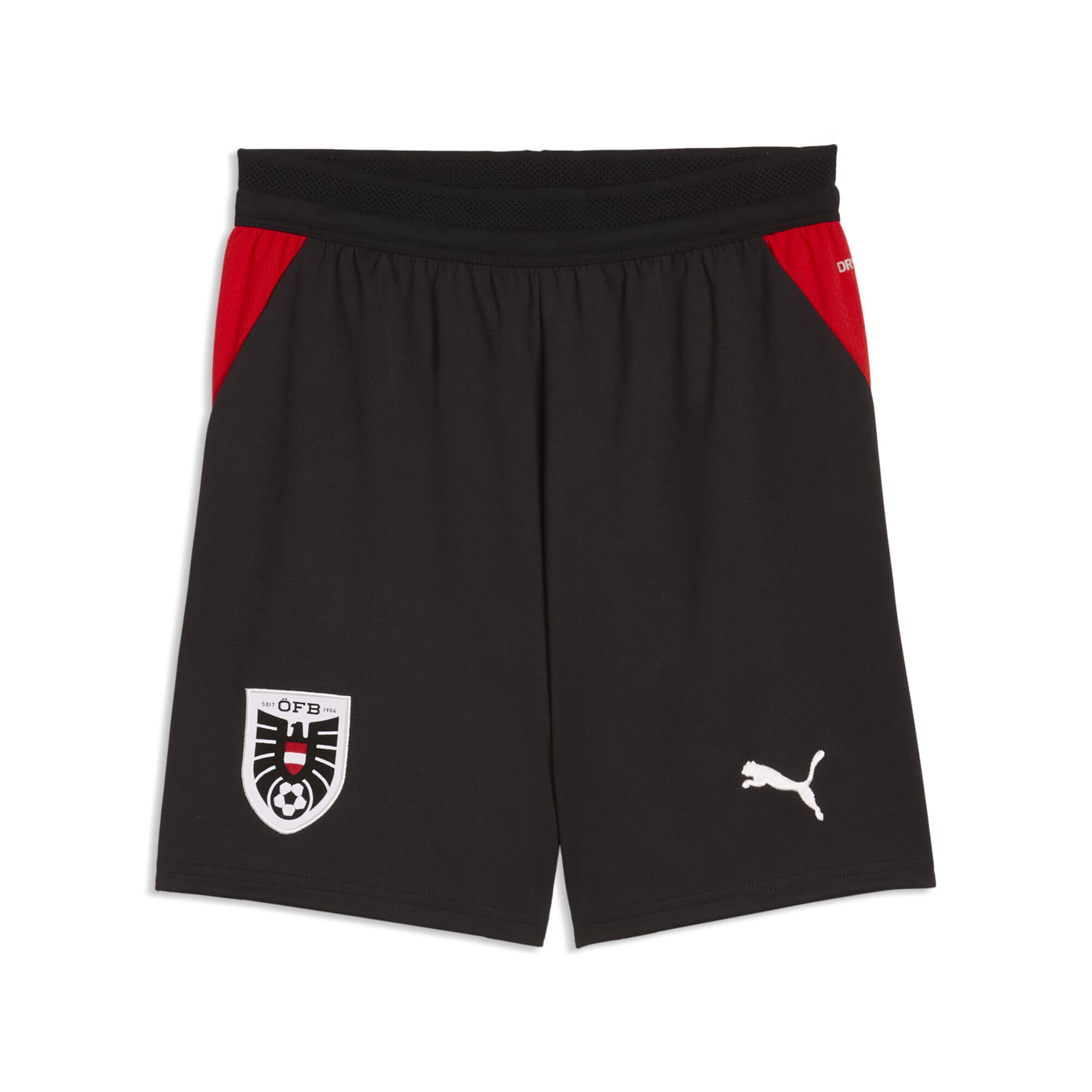 PUMA Regular Sportbroek 'Österreich 2026 ' in Zwart: voorkant
