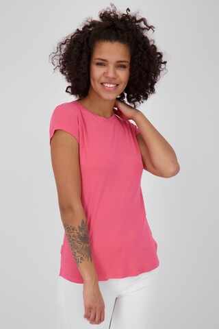 T-shirt 'MimmyAK' Alife and Kickin en rose : devant