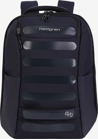 Hedgren Backpack 'Comby' in Blue: front