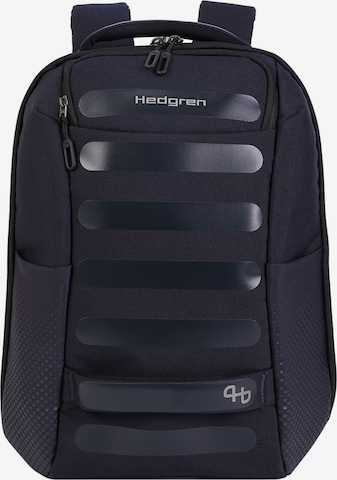 Hedgren Backpack 'Comby' in Blue: front