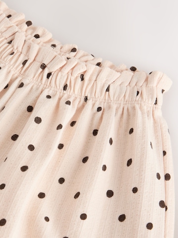 Wide Leg Pantalon Next en beige