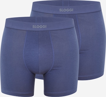 Boxer 'EVER Ease' di SLOGGI in blu: frontale