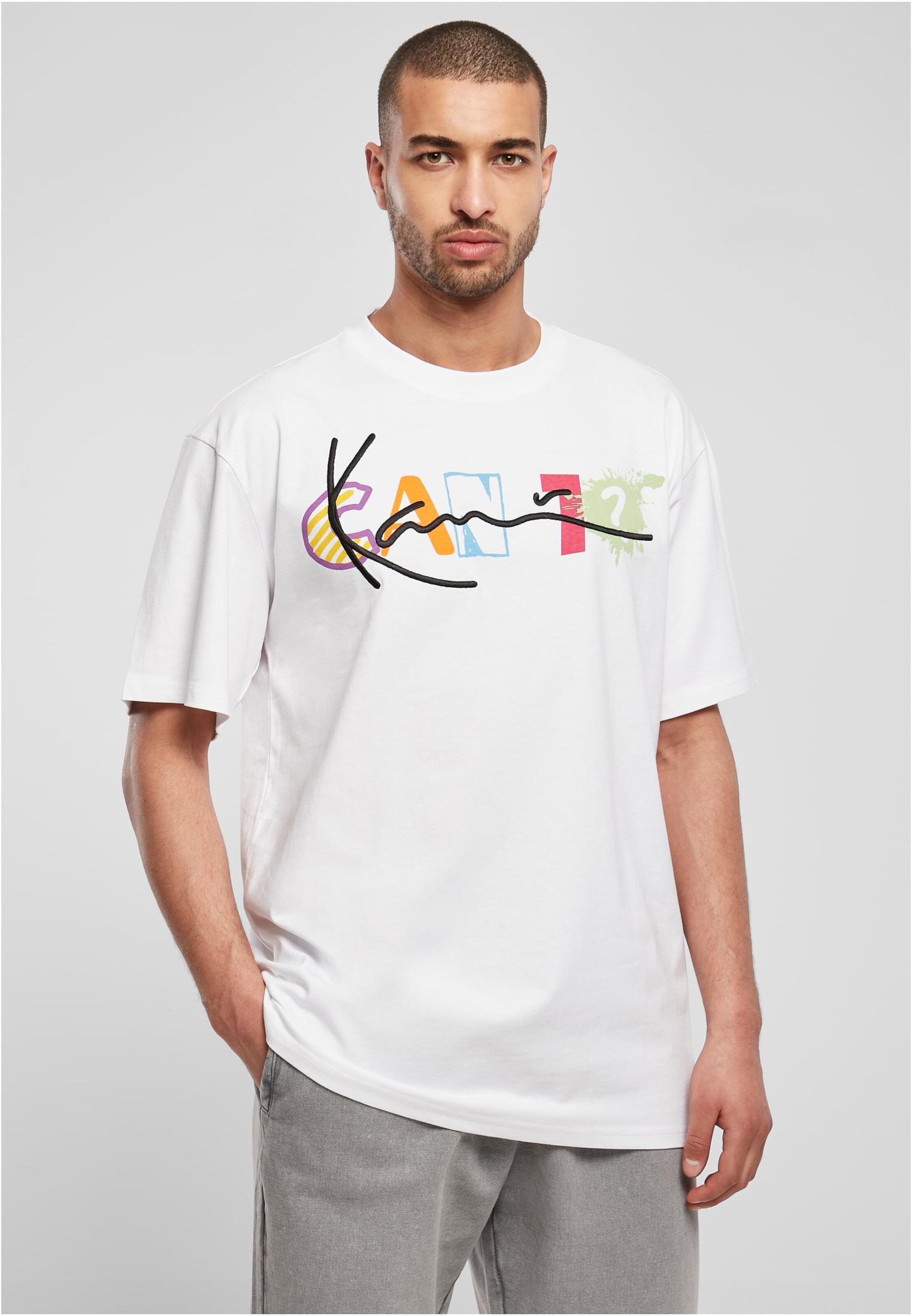 Männer Shirts Karl Kani T-Shirt in Weiß - GD64592 Männer Shirts Karl Kani T-Shirt in Weiß - GD64592