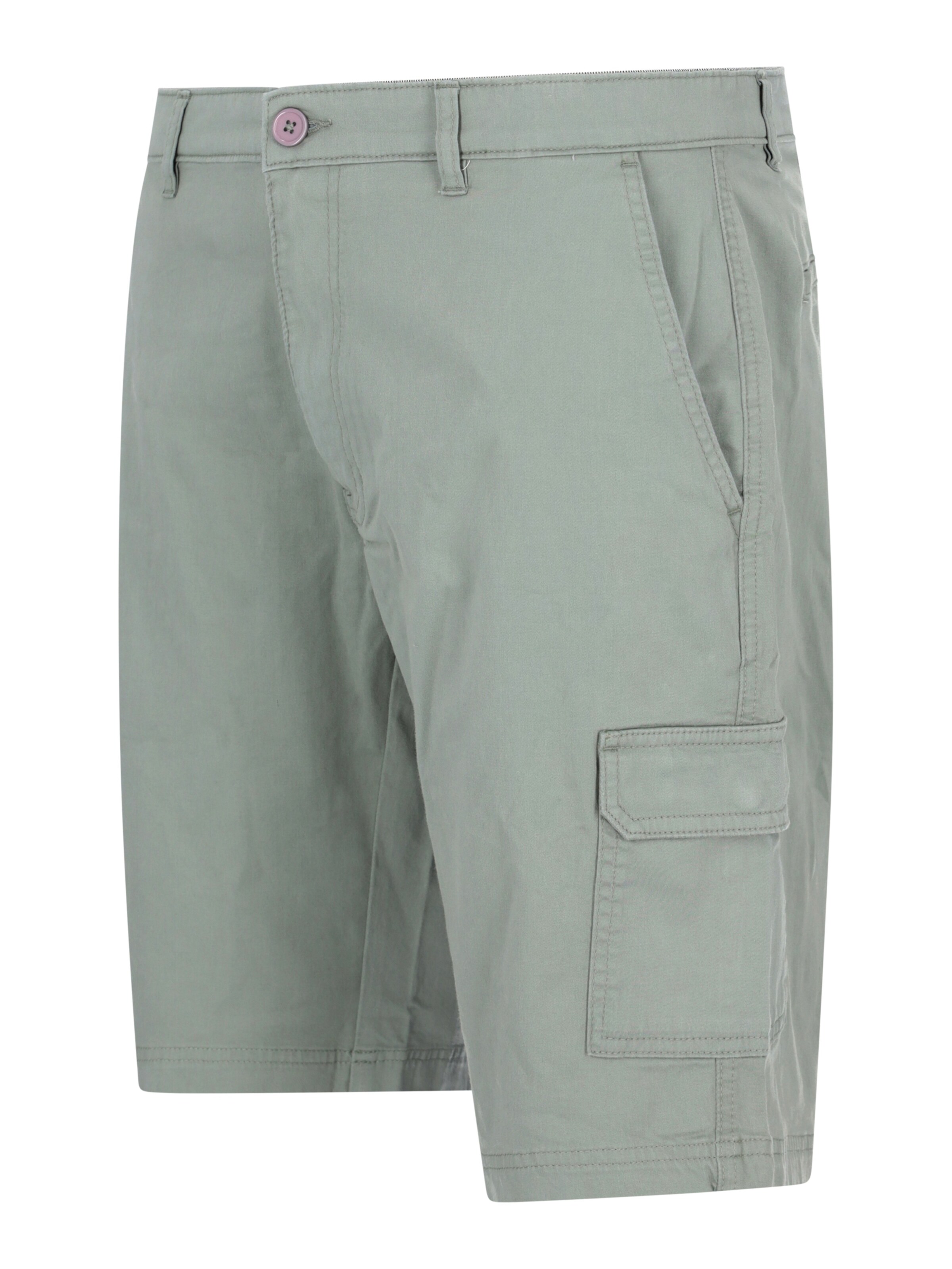 HAJO Regular Hose 'elastische Bermudashort mit Cargotaschen'‌‌‌‌‌‌‌‌ in Grün