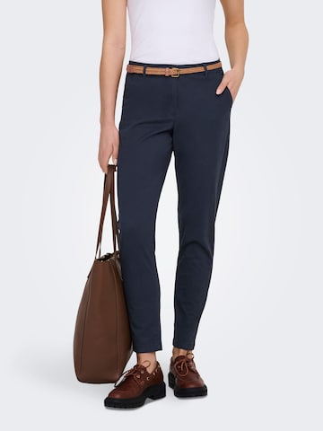 JDY - Slimfit Pantalón chino 'JDYChicago' en azul: frente