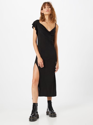 Monki - Vestido em preto: frente