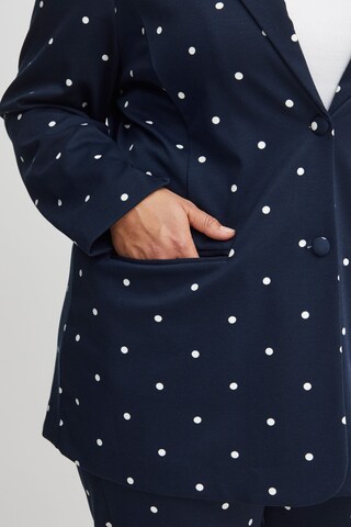 Fransa Curve - Blazer 'Blenda' en azul