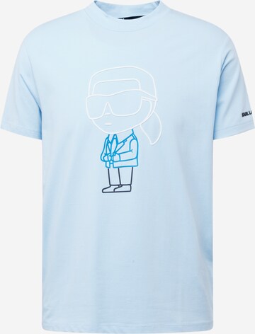 Karl Lagerfeld Shirt in Blauw: voorkant