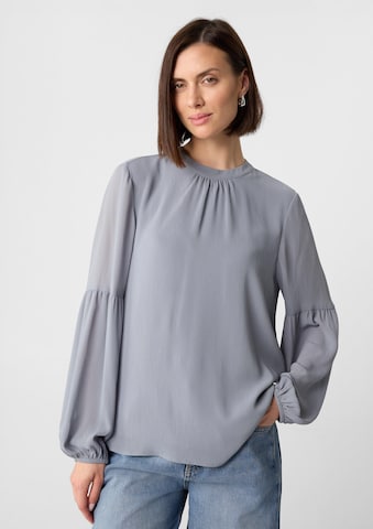 COMMA Blouse in Grijs: voorkant