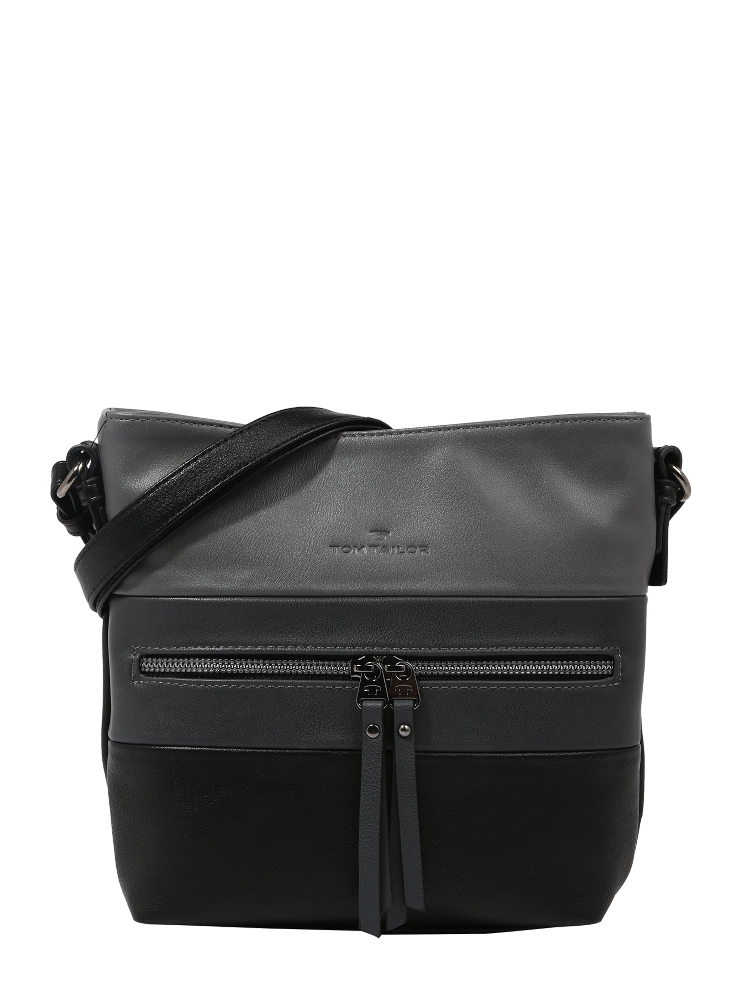TOM TAILOR Crossbody Bag 'Ellen' in Black: front