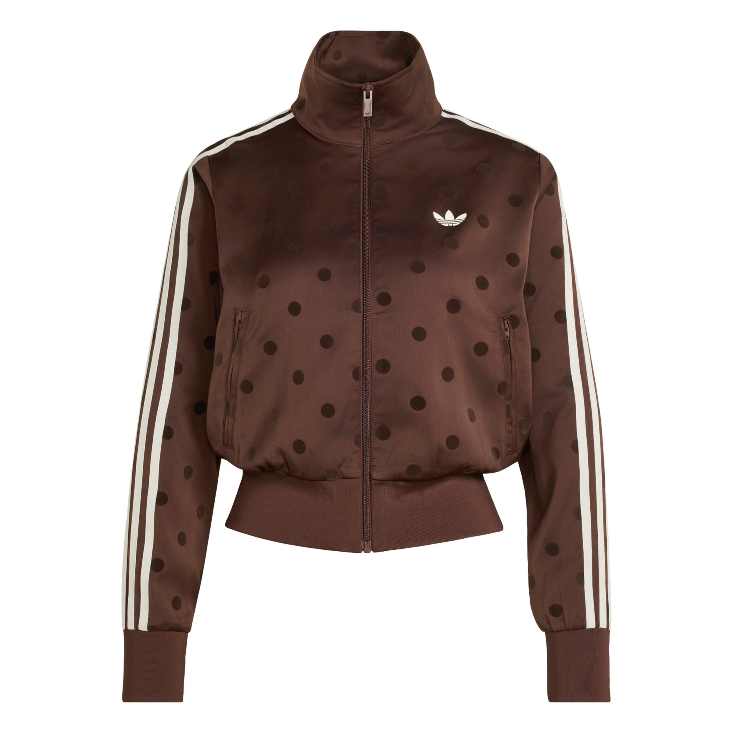ADIDAS ORIGINALS Sweat jacket in Brown: front