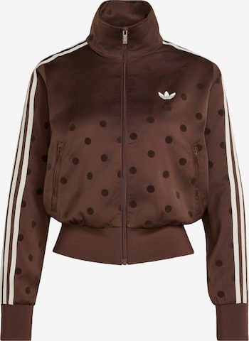 ADIDAS ORIGINALS Mikina – hnědá: přední strana