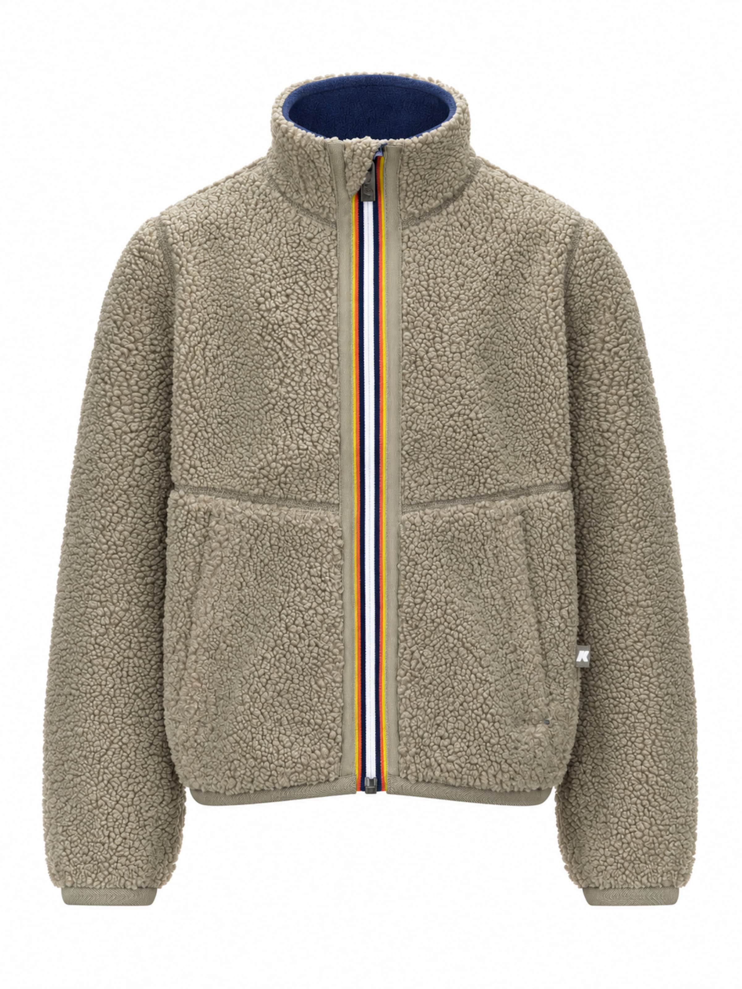 K-Way Fleece Jacket 'P. PASCAL' in Green: front