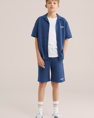 WE Fashion - regular Pantalón en azul