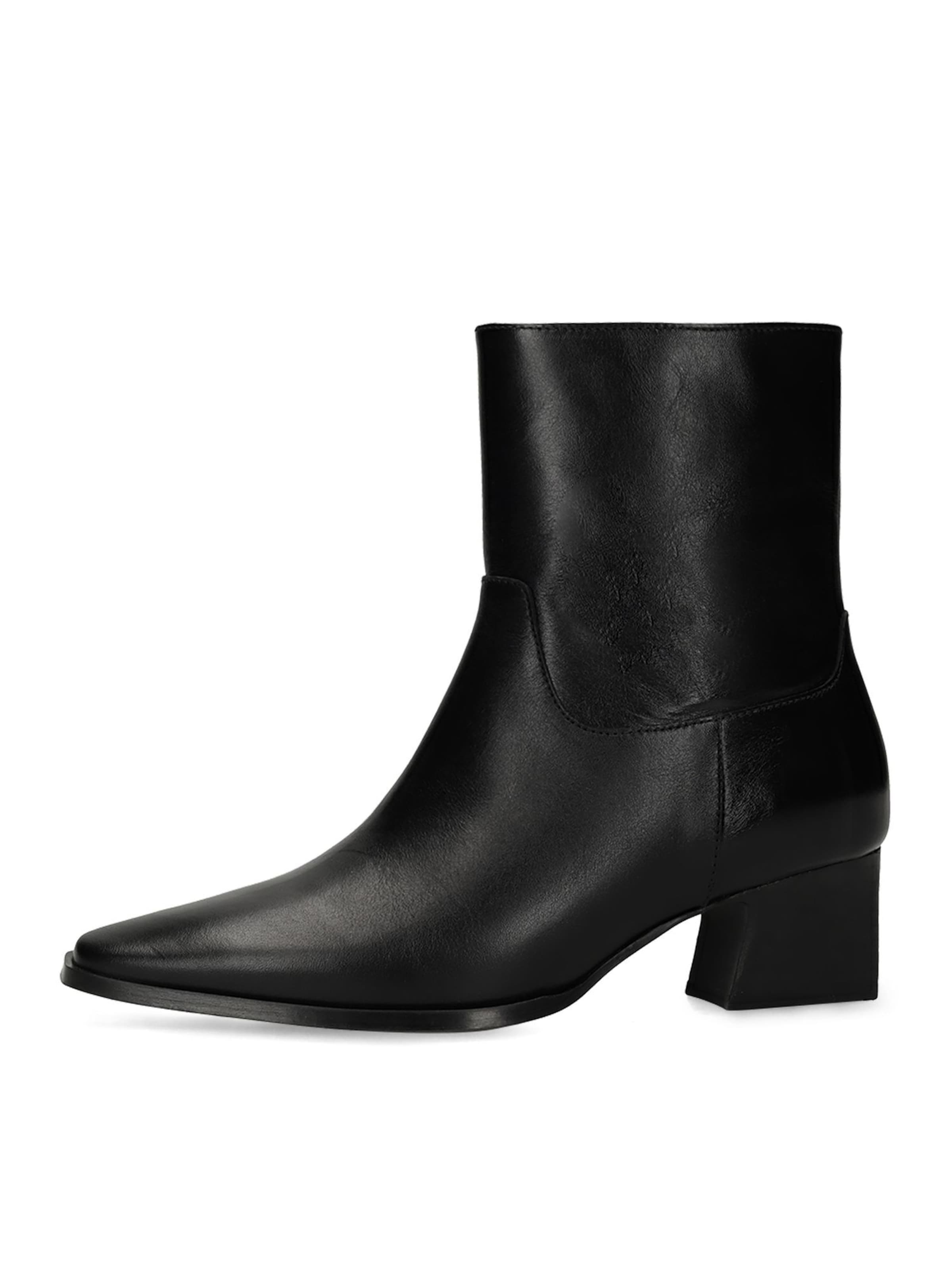 MANFIELD Bottines en 36 en noir, Vue avec produit