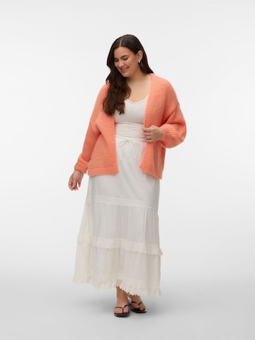 Vero Moda Curve - Cárdigan 'VMCMaybe' en naranja