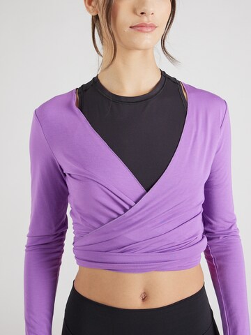 CURARE Yogawear Athletic Cardigan in Purple