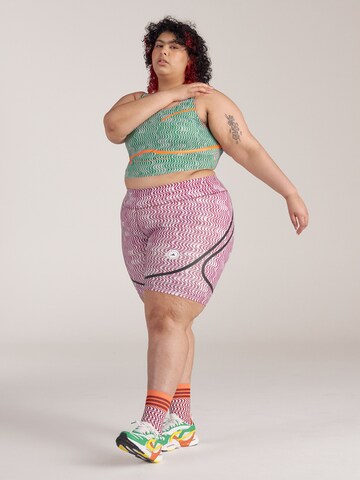ADIDAS BY STELLA MCCARTNEY - Skinny Pantalón deportivo 'Truepurpose Printed Cycling ' en rosa: frente