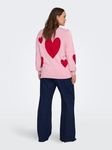 Pull-over 'CARMontana' ONLY Carmakoma en rose